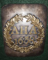 Scarce Circa 1840 Ancient and Honorable Artillery Cross Belt Plate - 4 of 8