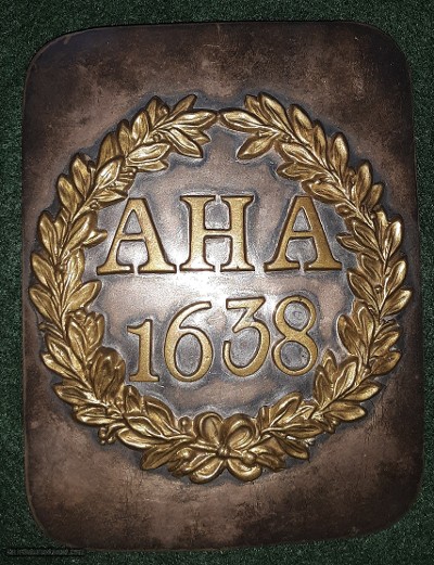 Scarce Circa 1840 Ancient and Honorable Artillery Cross Belt Plate