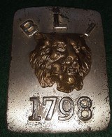 Scarce Circa 1840 Boston Light Infantry Cross Belt Plate - 2 of 8