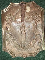 Circa 1840 Massachusetts Militia Large Hat Plate, Beautiful - 6 of 7