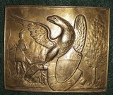 Scarce Circa 1820 Ancient and Honorable Artillery Belt Plate, used in Kerksis Book - 1 of 8