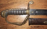 Ornate Non-Regulation Cavalry Officer Saber & Scabbard by James S. Smith - 2 of 15