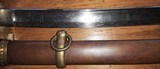 Scarce Model 1860 Cavalry Officer Saber & Scabbard by Roby, 