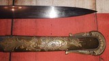Presentation Grade Model 1850 Staff & Field Officer Sword w/ Silver Grip, Eagle Quillon, Silvered Scabbard - 9 of 15