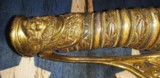 Presentation Grade Model 1850 Staff & Field Officer Sword w/ Silver Grip, Eagle Quillon, Silvered Scabbard - 5 of 15