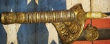 Presentation Grade Model 1850 Staff & Field Officer Sword w/ Silver Grip, Eagle Quillon, Silvered Scabbard - 4 of 15