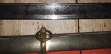 Presentation Grade Model 1850 Staff & Field Officer Sword w/ Silver Grip, Eagle Quillon, Silvered Scabbard - 12 of 15