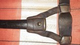 Model 1839 Artillery Belt Plate on Original Belt w/ Partial Scabbard - 5 of 15