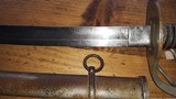 Model 1860 Cavalry Saber & Scabbard, Dated 1863, Massachusetts Contract - 8 of 15