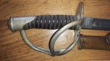 Model 1860 Cavalry Saber & Scabbard, Dated 1863, Massachusetts Contract - 2 of 15