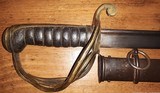 Model 1833 Ames Dragoon Saber w/ Scabbard, Dated 1835, Nice Blade and Markings - 3 of 15