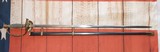 Civil War Era Ames Model Staff Officer Sword w/ Blued Scabbard, Very Nice Looking - 1 of 15