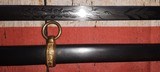 Civil War Era Ames Model Staff Officer Sword w/ Blued Scabbard, Very Nice Looking - 5 of 15