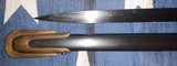 Civil War Era Ames Model Staff Officer Sword w/ Blued Scabbard, Very Nice Looking - 15 of 15