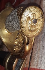 Civil War Era Model 1852 Navy Officer Sword & Scabbard, Mint Blade, Scarce Maker/Retailer - 15 of 15