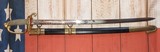 Civil War Era Model 1852 Navy Officer Sword & Scabbard, Mint Blade, Scarce Maker/Retailer - 1 of 15