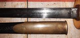 Scarce Ames Model 1840 Foot Officer Sword & Scabbard - 12 of 15