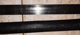 Scarce Ames Model 1840 Foot Officer Sword & Scabbard - 13 of 15