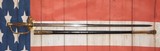Scarce Ames Model 1840 Foot Officer Sword & Scabbard - 1 of 15