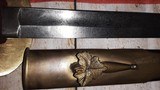 Scarce Ames Model 1840 Foot Officer Sword & Scabbard - 4 of 15