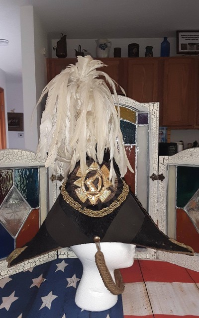 Rare 1840's Chapeau of the Boston Independent Corps of Cadets