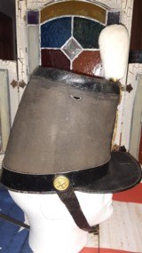 Rare Pre-Civil War Shako of the 7th Regiment New York State Militia, ID to Owner 1858 - 4 of 15