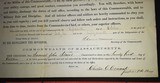 Civil War Lt. Colonel Commission for Amherst High School Principal, Signed by Mass. Gov. Andrew - 5 of 9