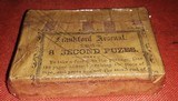 Unopened Box of Frankford Arsenal 8 Second Artillery Fuzes Dated 1864 - 2 of 4