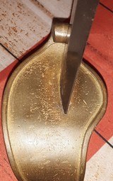 Ames Model 1841 Naval Cutlass with Scabbard, First Year of Production - 14 of 15