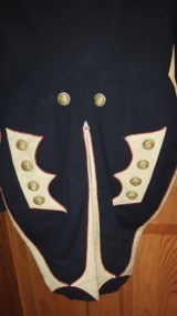 1860's to 1870's Massachusetts Volunteer Militia Coatee w/ over 40 Civil War Buttons - 6 of 15