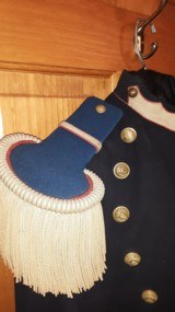 1860's to 1870's Massachusetts Volunteer Militia Coatee w/ over 40 Civil War Buttons - 3 of 15