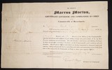 1825 Massachusetts Militia Commission for a Brigadier General, Signed by Acting and Future Governor - 1 of 6