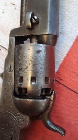 Scarce Manhattan Fire Arms Co. Series I .31 Caliber Pocket Model Revolver & Holster - 11 of 15