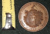 250th Anniversary Ancient and Honorable Artillery Company Large Copper Medallion - 10 of 10