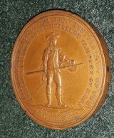 250th Anniversary Ancient and Honorable Artillery Company Large Copper Medallion - 4 of 10