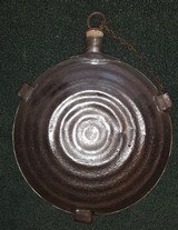 Civil War Bullseye Canteen, Maker Marked, Early Battlefield Pick-up? - 1 of 12
