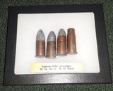 Four Different Types of Spencer Rifle/Carbine in Riker Case - 1 of 4
