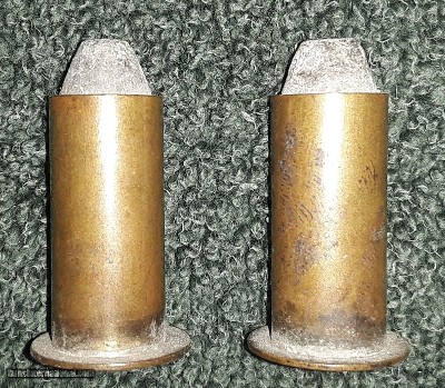 Two Cartridges for the Civil War Maynard Carbine