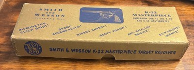 Smith & Wesson K22 masterpiece in original box in excellent condition - Image 11 of 11