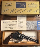Smith & Wesson K22 masterpiece in original box in excellent condition