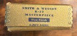 Smith & Wesson K22 masterpiece in original box in excellent condition - Image 10 of 11
