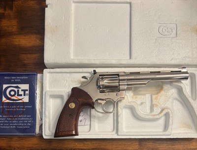 Colt Tropper MK V 357 polished nickel with 6 inch barrel made in 1982 - Image 2 of 6