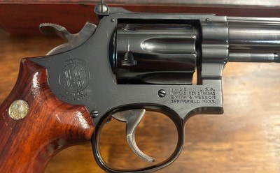 Smith & Wesson model 17-4 22 lr in original box with paperwork and original purchase receipt in 1978 - Image 5 of 13