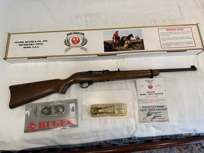 Ruger 10/22 magnum.22 WMR rifle NIB never fired - Image 1 of 13
