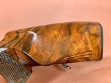 Outstanding Johann Outschar Ferlach, Austria sidelock double rifle with external hammers and three sets of barrels, cased, scoped - 14 of 15