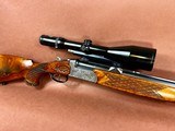 Superb engraved Antonio Zoli over/under combination gun with additional shotgun barrels and high end scope - 6 of 12