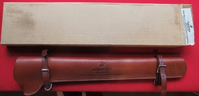 Winchester Issued John Wayne M94 SRC Leather Scabbard & Gun Rack - Image 2 of 12