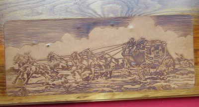 Winchester Issued John Wayne M94 SRC Leather Scabbard & Gun Rack - Image 10 of 12