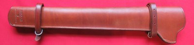 Winchester Issued John Wayne M94 SRC Leather Scabbard & Gun Rack - Image 1 of 12