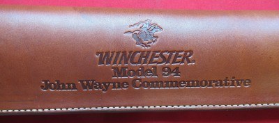 Winchester Issued John Wayne M94 SRC Leather Scabbard & Gun Rack - Image 3 of 12